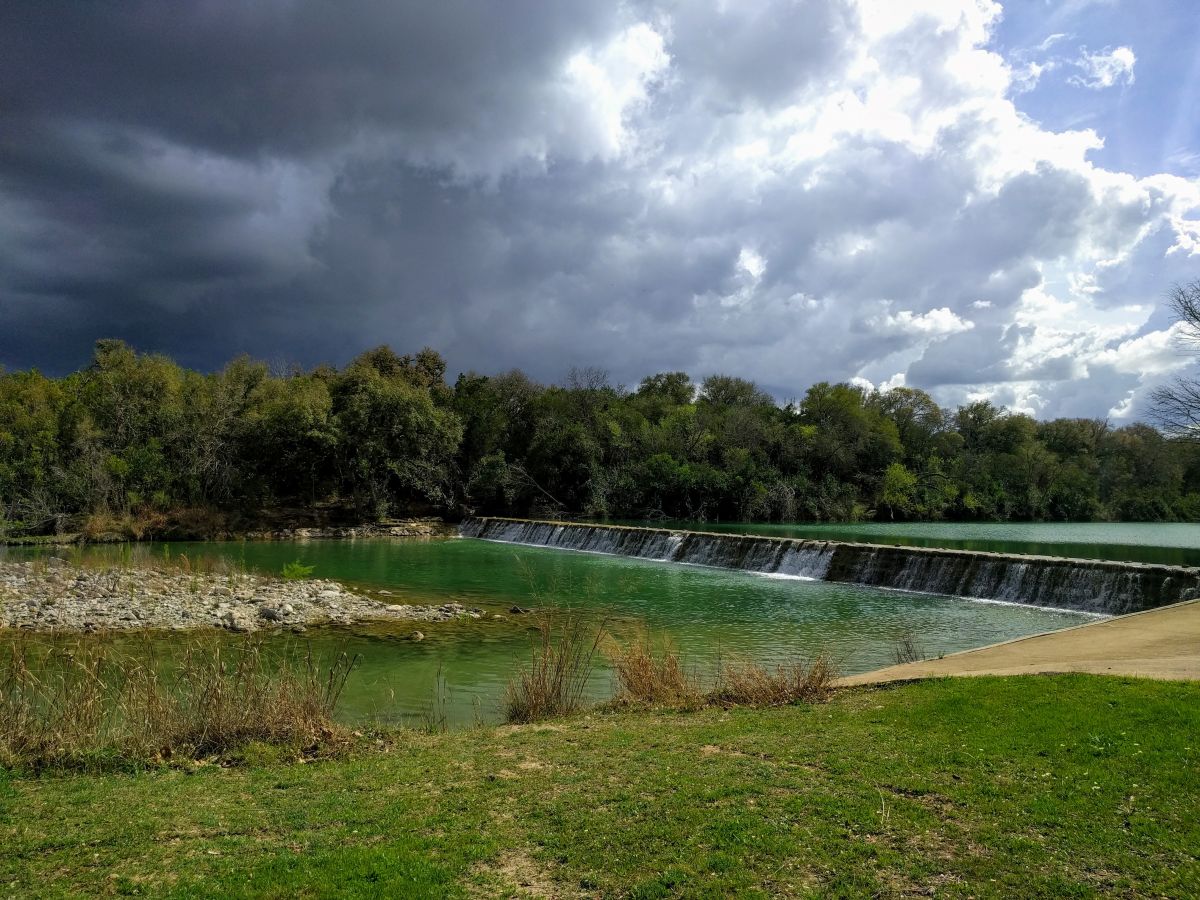 View of the Blanco River at Blanco State Park